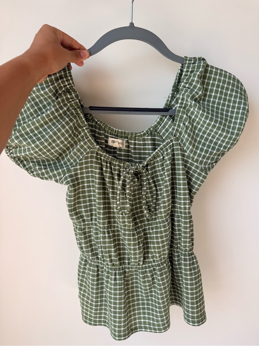 NWOT Madewell Peplum Top | small